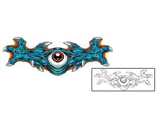 Picture of Dragon Eye Tattoo