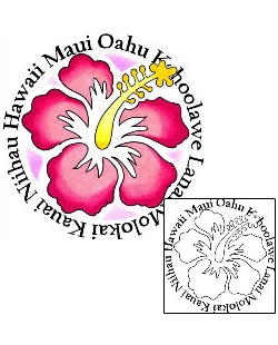 Hibiscus Tattoo Plant Life tattoo | C2F-00070