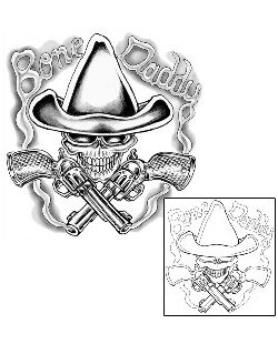 Gun Tattoo Horror tattoo | CPF-00111