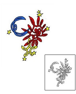 Sun Tattoo Astronomy tattoo | CRF-00030