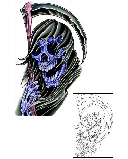 Reaper Tattoo Death Is Coming Tattoo