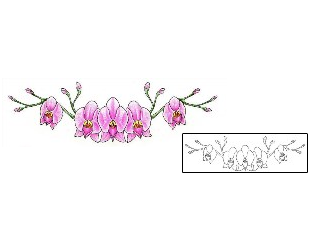 Orchid Tattoo Plant Life tattoo | DFF-00779