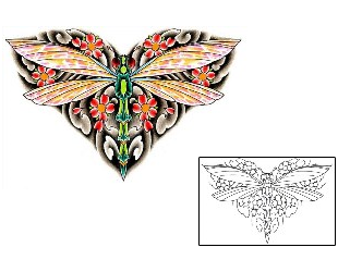 Dragonfly Tattoo For Women tattoo | DFF-00891