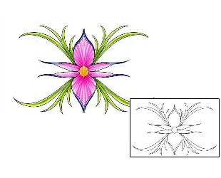Orchid Tattoo Plant Life tattoo | DFF-00902