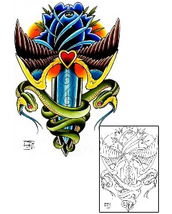 Dagger Tattoo Tattoo Styles tattoo | DFF-01086