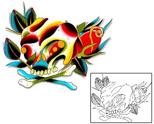 Skull Tattoo Tattoo Styles tattoo | DZF-00053