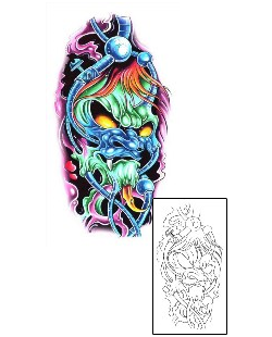 Horror Tattoo Tattoo Styles tattoo | G1F-01224