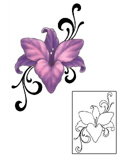 Orchid Tattoo GSF-00410