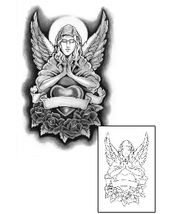 Heavenly Tattoo Religious & Spiritual tattoo | GUF-00723