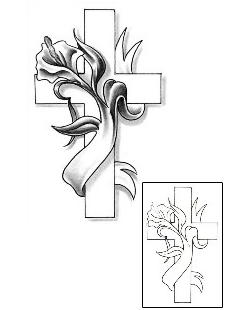 Cross Tattoo Religious & Spiritual tattoo | HAF-00047