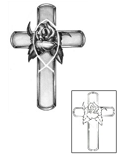 Cross Tattoo Religious & Spiritual tattoo | HAF-00055