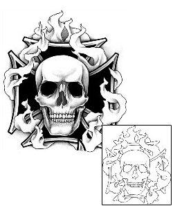 Horror Tattoo Miscellaneous tattoo | J0F-00085