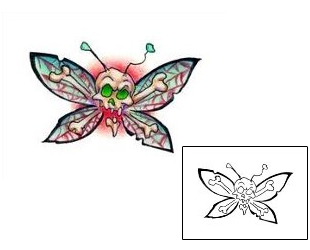 Crossbones Tattoo Brendon Butterfly Tattoo