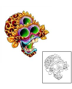 Picture of Pedro Skull Tattoo
