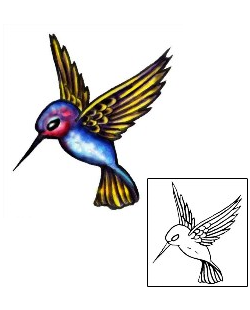 Hummingbird Tattoo For Women tattoo | JIF-00009