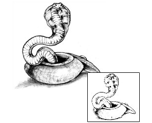 Reptiles & Amphibians Tattoo Mythology tattoo | JPF-00350