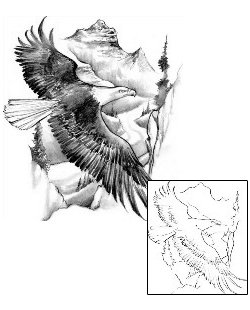 Eagle Tattoo Animal tattoo | JPF-00607
