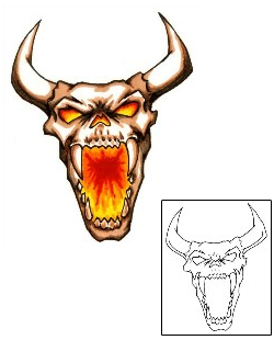 Devil - Demon Tattoo Miscellaneous tattoo | JSF-00129