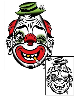 Clown Tattoo Tattoo Styles tattoo | MOF-00096