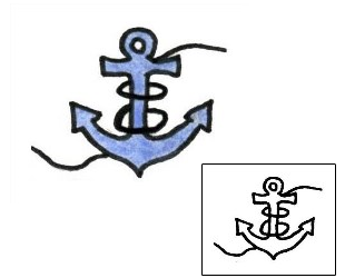 Anchor Tattoo Specific Body Parts tattoo | PLF-01310