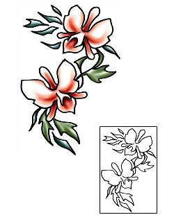 Orchid Tattoo PLF-02079