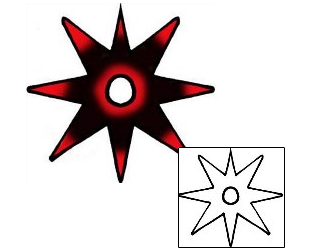 Compass Tattoo Astronomy tattoo | PPF-03118