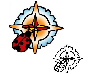 Compass Tattoo Astronomy tattoo | PPF-03139