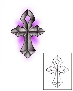 Cross Tattoo Religious & Spiritual tattoo | PVF-00628