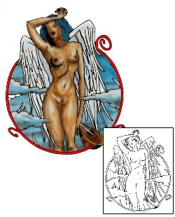 Breast Tattoo Mythology tattoo | S3F-00031