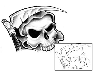Skull Tattoo Horror tattoo | SAF-00046