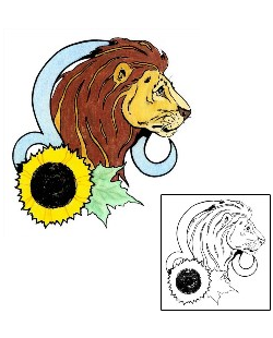 Lion Tattoo Animal tattoo | SEF-00108