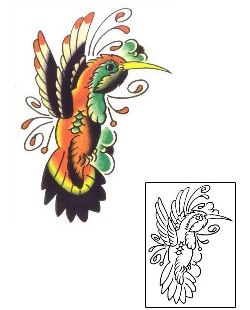 Hummingbird Tattoo Tattoo Styles tattoo | SSF-00336