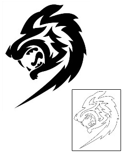 Lion Tattoo Animal tattoo | TNF-00061