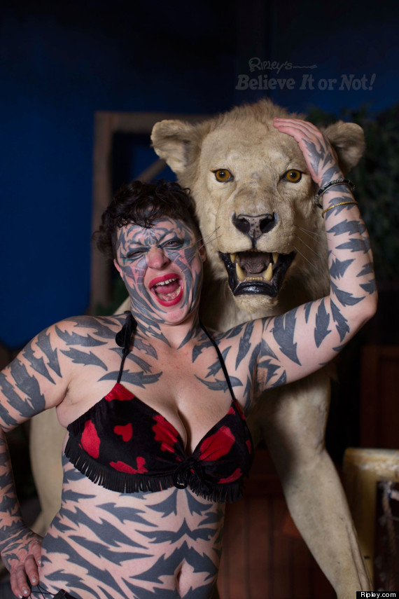 Katzen The Tiger Woman Tattoo