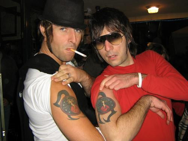 Liam Gallagher of Oasis Celebrity Tattoos