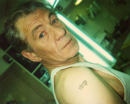Sir Ian McKellen Celebrity Tattoos