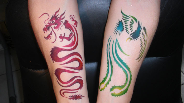 Airbrush Tattoos & Tattoo Designs