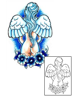 Angel Tattoo Religious & Spiritual tattoo | AAF-00019
