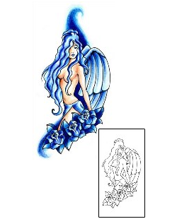 Angel Tattoo Religious & Spiritual tattoo | AAF-00023