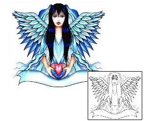 Angel Tattoo Miscellaneous tattoo | AAF-00027