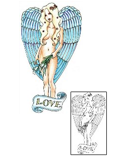 Angel Tattoo For Women tattoo | AAF-00034