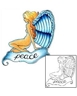 Peace Symbol Tattoo Miscellaneous tattoo | AAF-00037