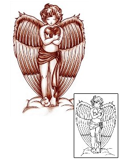 Angel Tattoo Religious & Spiritual tattoo | AAF-00052