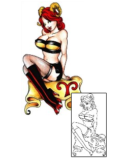 Pin Up Tattoo Miscellaneous tattoo | AAF-00107