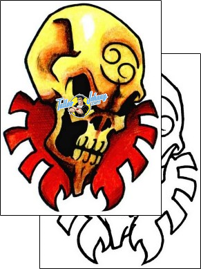 Skull Tattoo horror-skull-tattoos-andrea-ale-aaf-00139