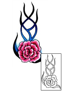Flower Tattoo Plant Life tattoo | AAF-00147