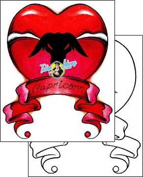Heart Tattoo capricorn-tattoos-andrea-ale-aaf-00155