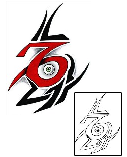 Picture of Capricorn Eye Tattoo