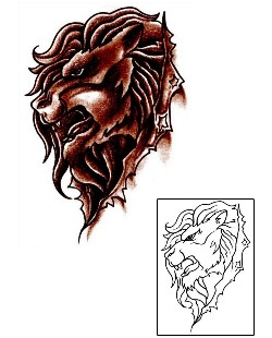 Lion Tattoo Animal tattoo | AAF-00188