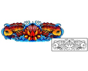 Lotus Tattoo Specific Body Parts tattoo | AAF-00219